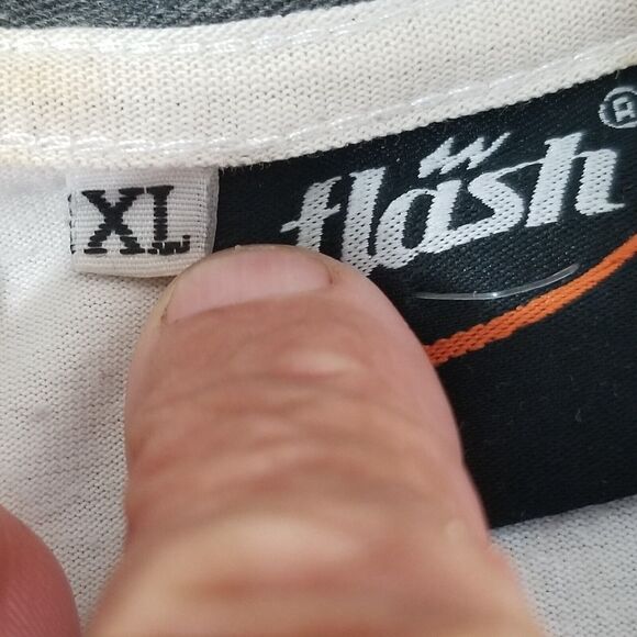 Flash San Miguel Rugby Jersey men's XL extra large white long sleeve flawed - Picture 16 of 16